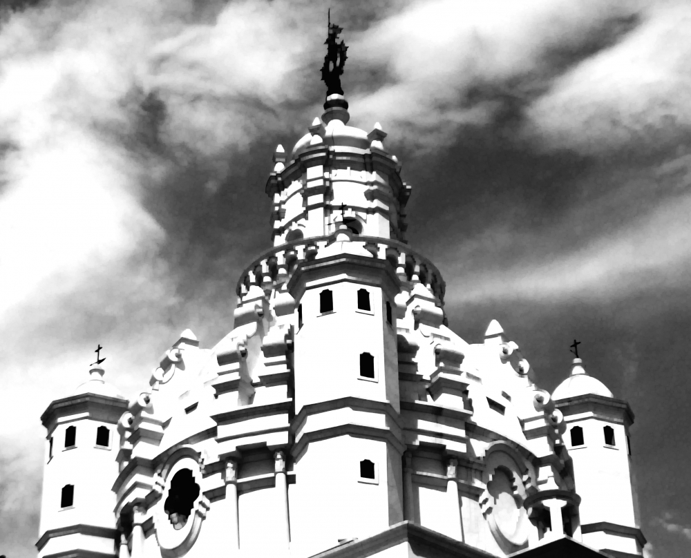 "CUPULA CATEDRAL CRDOBA BLANCO NEGRO" de Eduardo Rene Cappanari