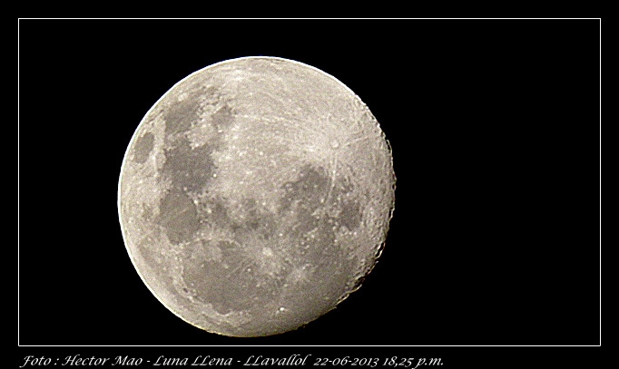 "Luna LLena 22-6-2013" de Hector Mao