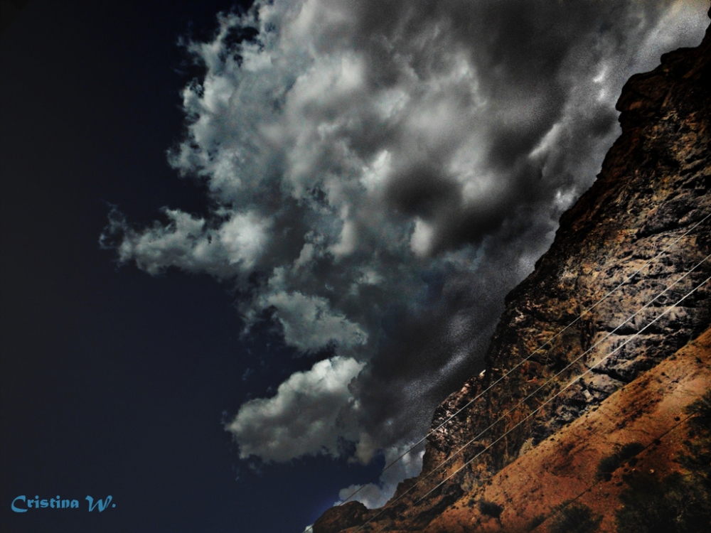 "Entre el cielo y la tierra...." de Cristina Wnetrzak