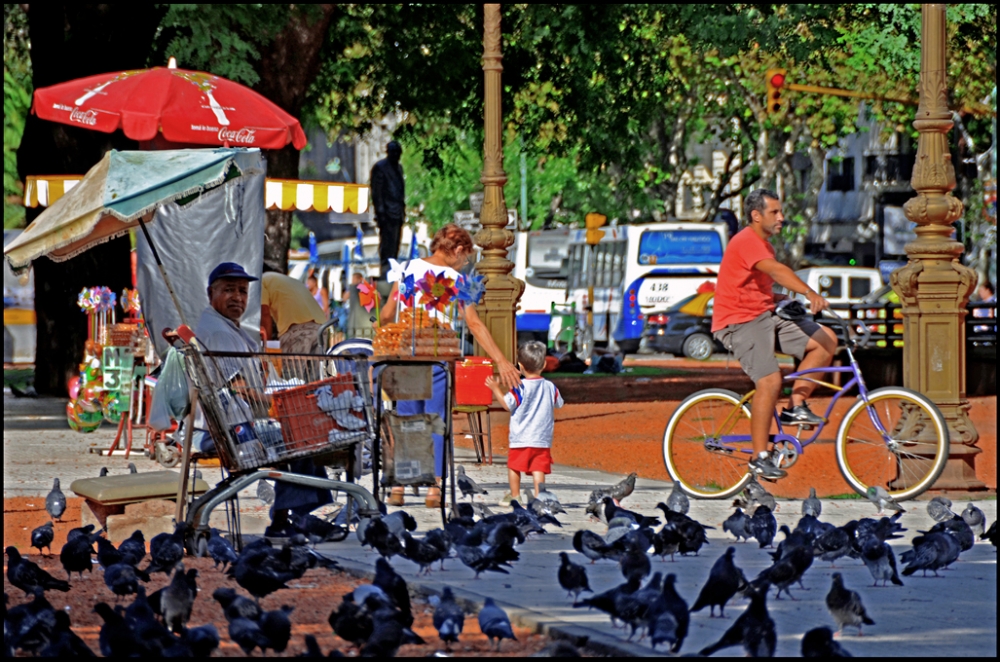 "Un dia en plaza Congreso" de Jorge Vicente Molinari