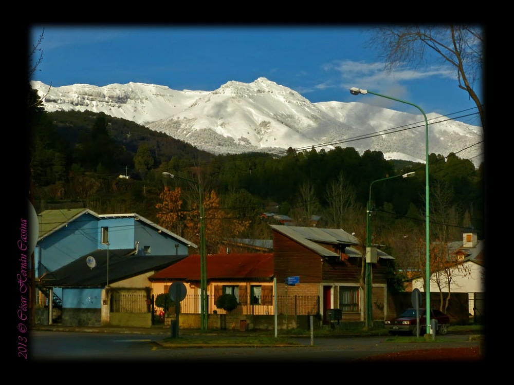 "Buena nevada en Chapelco" de Csar Hernn Cassina