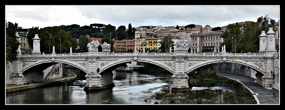"Roma: Ponte Vittorio Emanuele II" de Fernando Bordignon