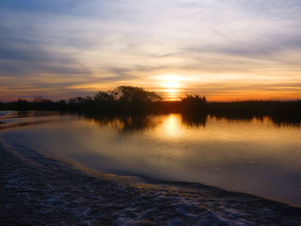 "Atardecer en Iber" de Ricardo Marziali