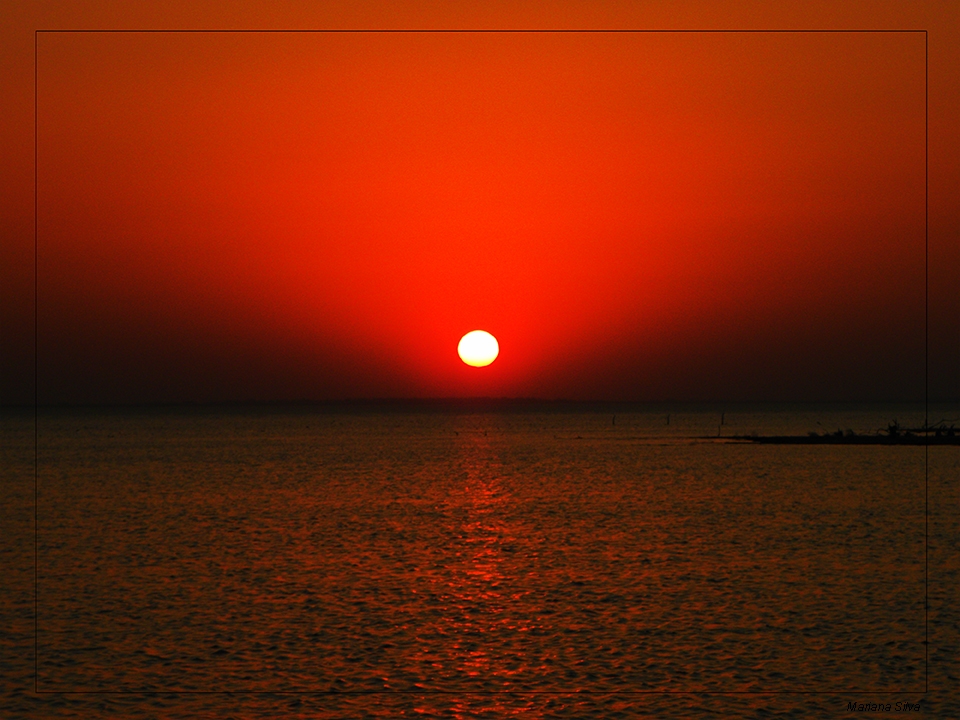 "Rojo atardecer" de Mariana Silva