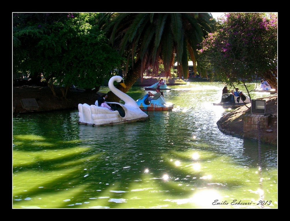 "Paseo en cisne" de Emilio Echesuri