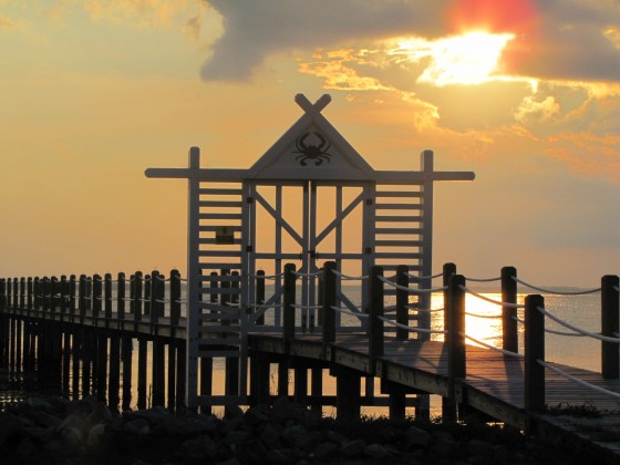 "Atardecer en OBX" de Gloria Gil