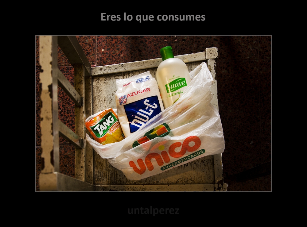 "Eres lo que consumes" de Daniel Prez Kchmeister
