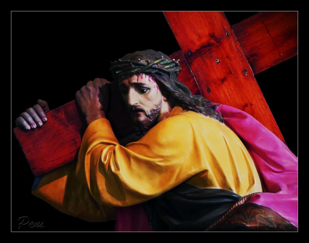 "El cristo de la cruz..." de Enrique M. Picchio ( Pem )