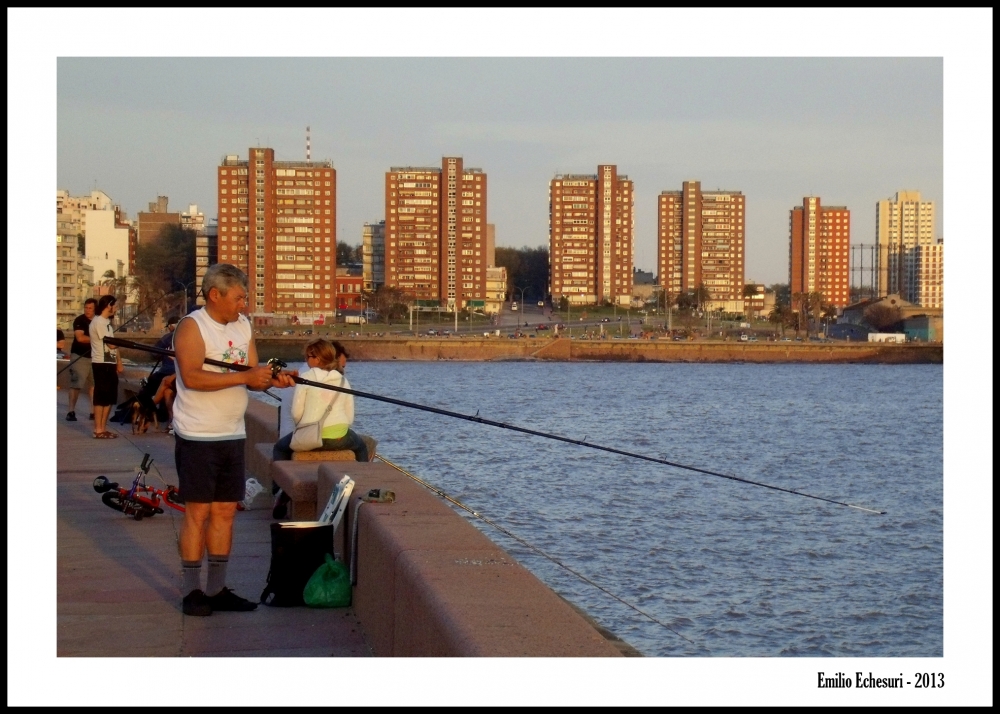 "Pescador dominguero" de Emilio Echesuri