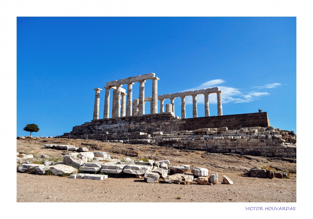 "TEMPLO DE POSEIDON(sunio)" de Victor Houvardas