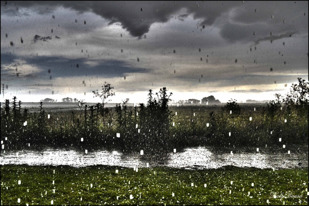 "Lluvia y granizo...." de Maria Laura Bausa