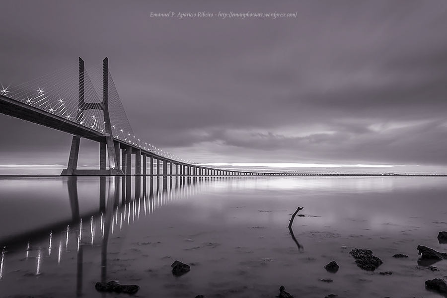 "`gentle dawn...` (monochromatic view)" de Emanuel Pereira Aparicio Ribeiro