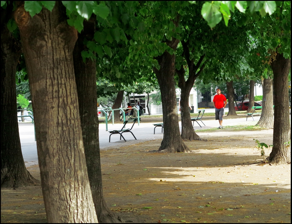 "Caminando el parque" de Jorge Vicente Molinari