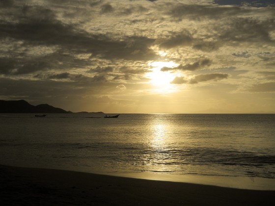 "Atadecer en el Caribe" de Ins Mara Duarte