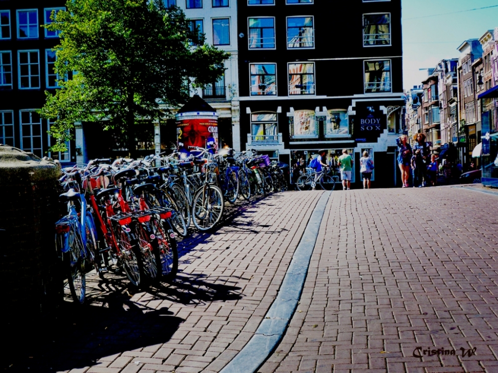 "Bicis en Amsterdam...." de Cristina Wnetrzak