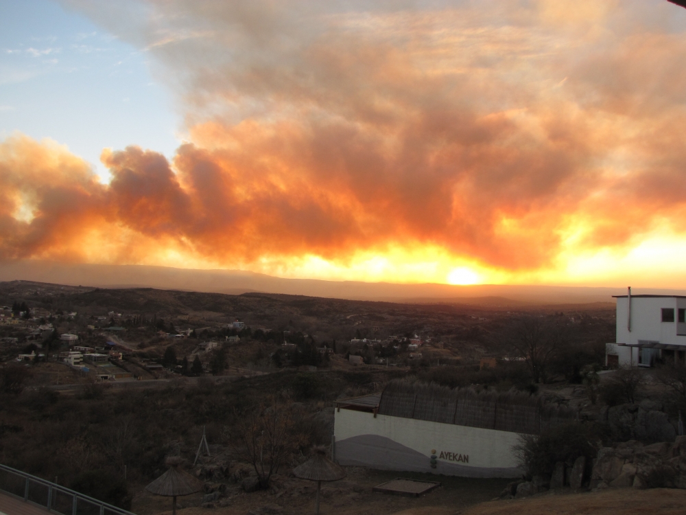 "Incendio 2" de Juan Britez