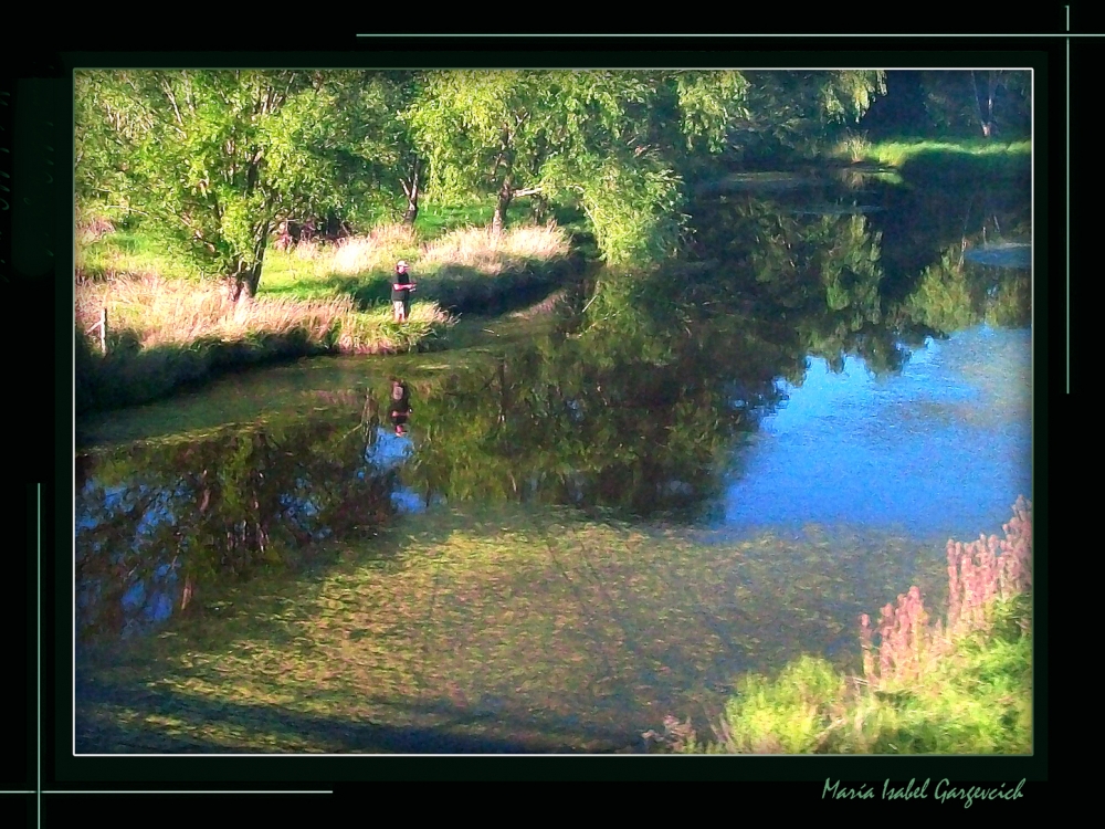 "Pescando" de Mara Isabel Gargevcich