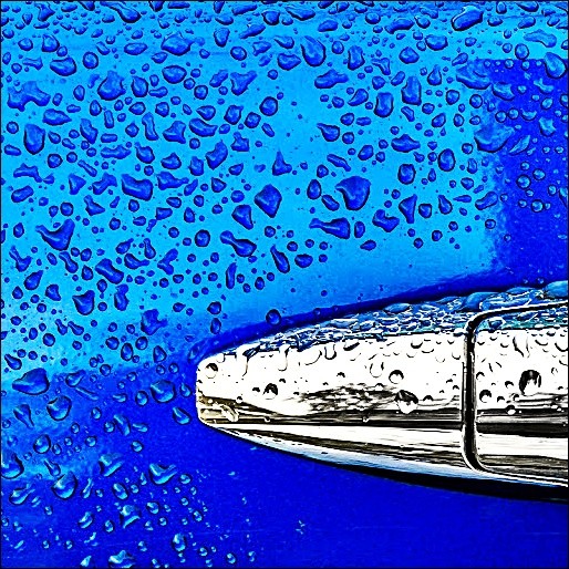 "Lluvia en el auto azul" de Valeria Montrfano