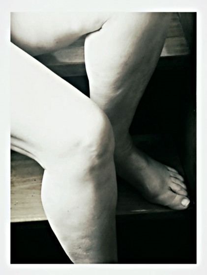 "Estudio para piernas de una mujer mayor" de Ana Maria Walter