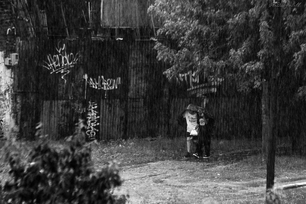 "Tarde gris..con lluvia y sin bondis(2)" de Claudio Gianelli