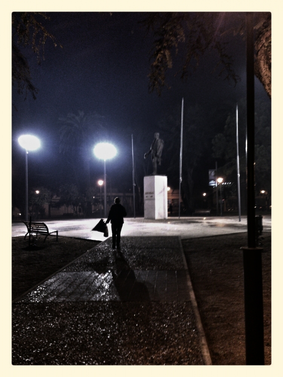 "Noche de lluvia." de Pablo Pose