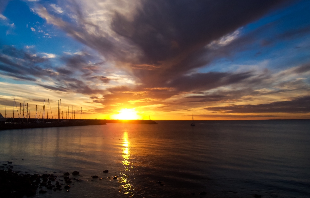 "Atardecer Uruguayo" de Maricel Emilia