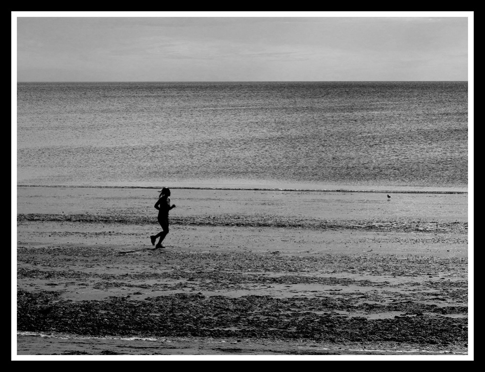 "Mujer, gaviota y mar !!" de Miguel Angel Simili