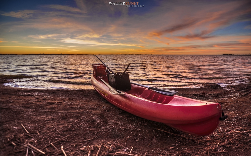 "Tarde de Pesca" de Walter Cunet