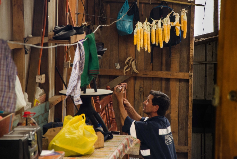 "Trabajando en casa" de Eduardo Sagues