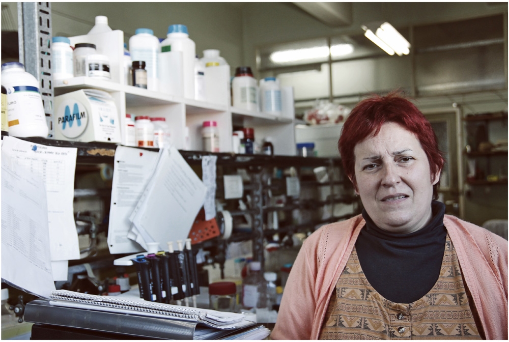 "Retrato en el laboratorio." de Nicolas Paul Cazau