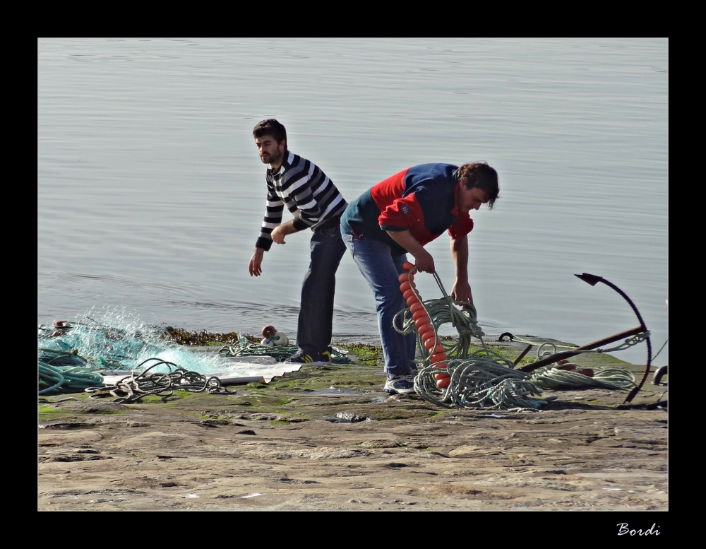 "Preparando la pesca" de Fernando Bordignon