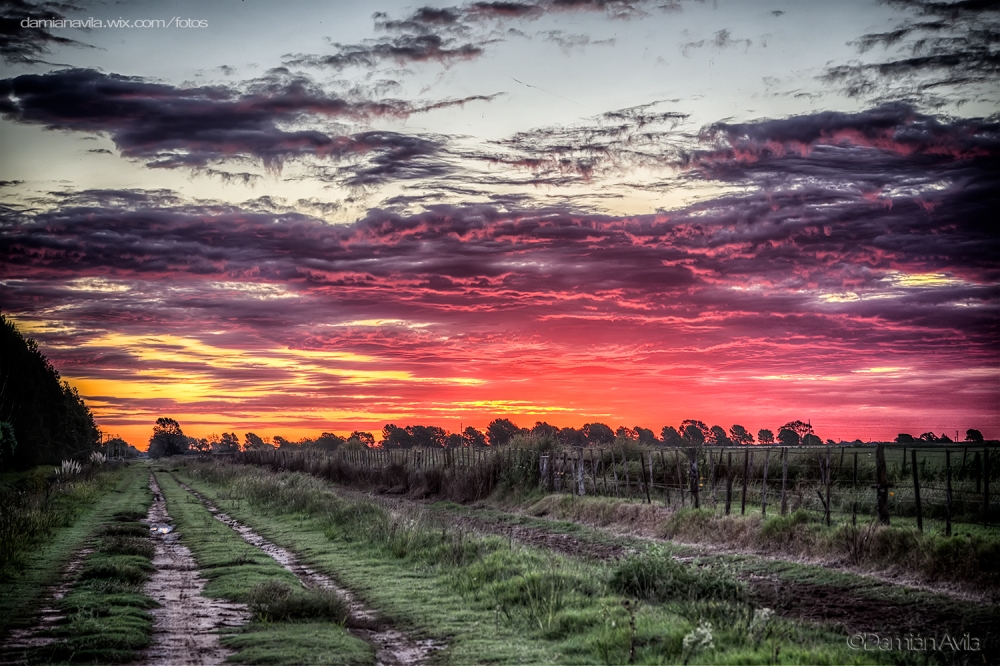 "Un mgico atardecer." de Damin Avila