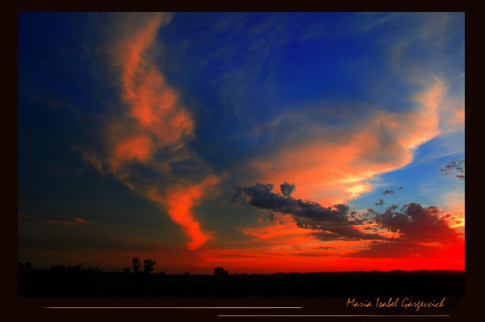 "Colores del atardecer" de Mara Isabel Gargevcich