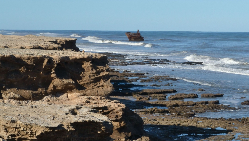 "Barco encallado" de Mabel Ubeda