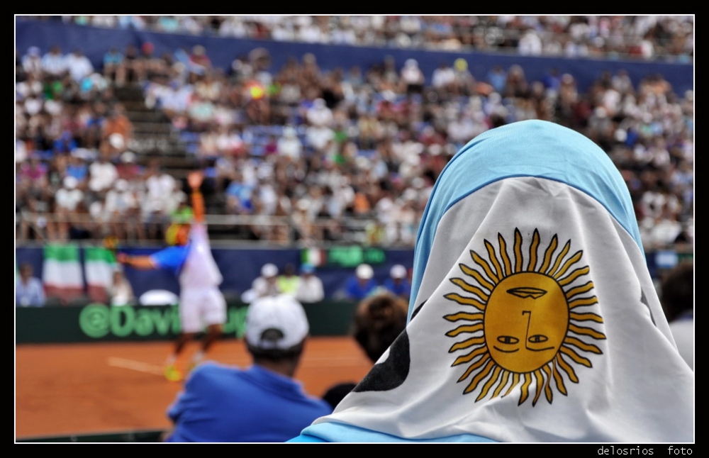 "Mirando la Copa Davis" de Cristian de Los Rios