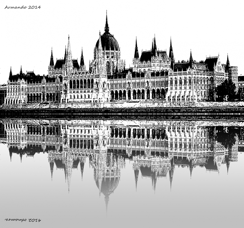 "Budapest, Parlamento" de Armando Kazimierski