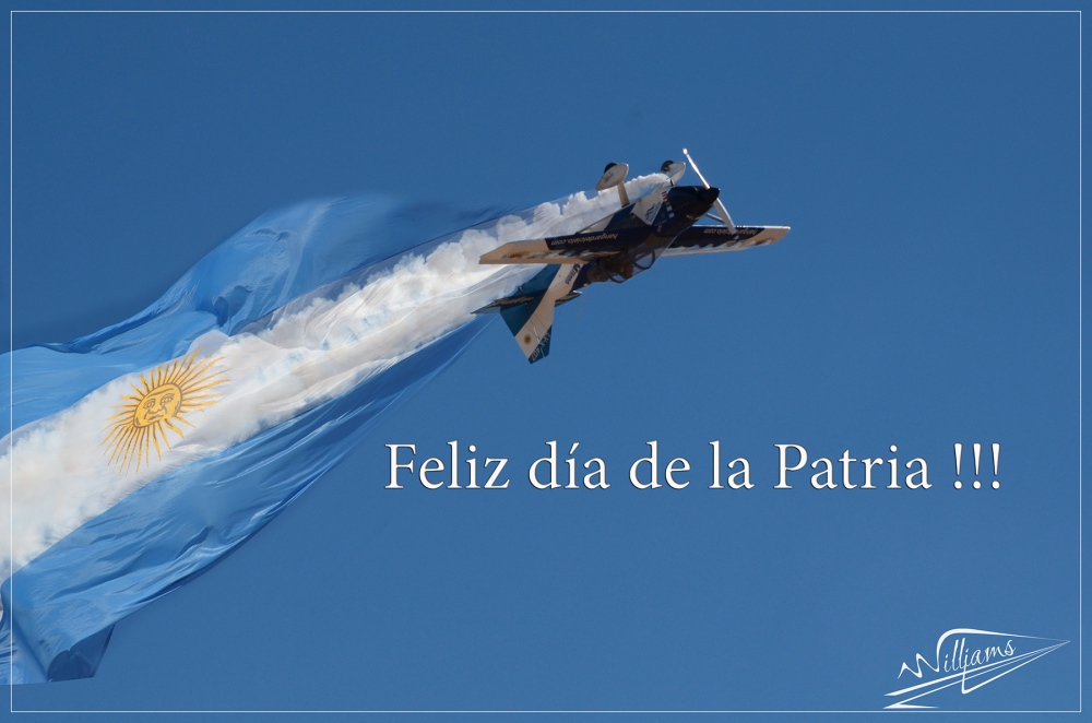 "Feliz da de la Patria" de Williams Daniel Nuez