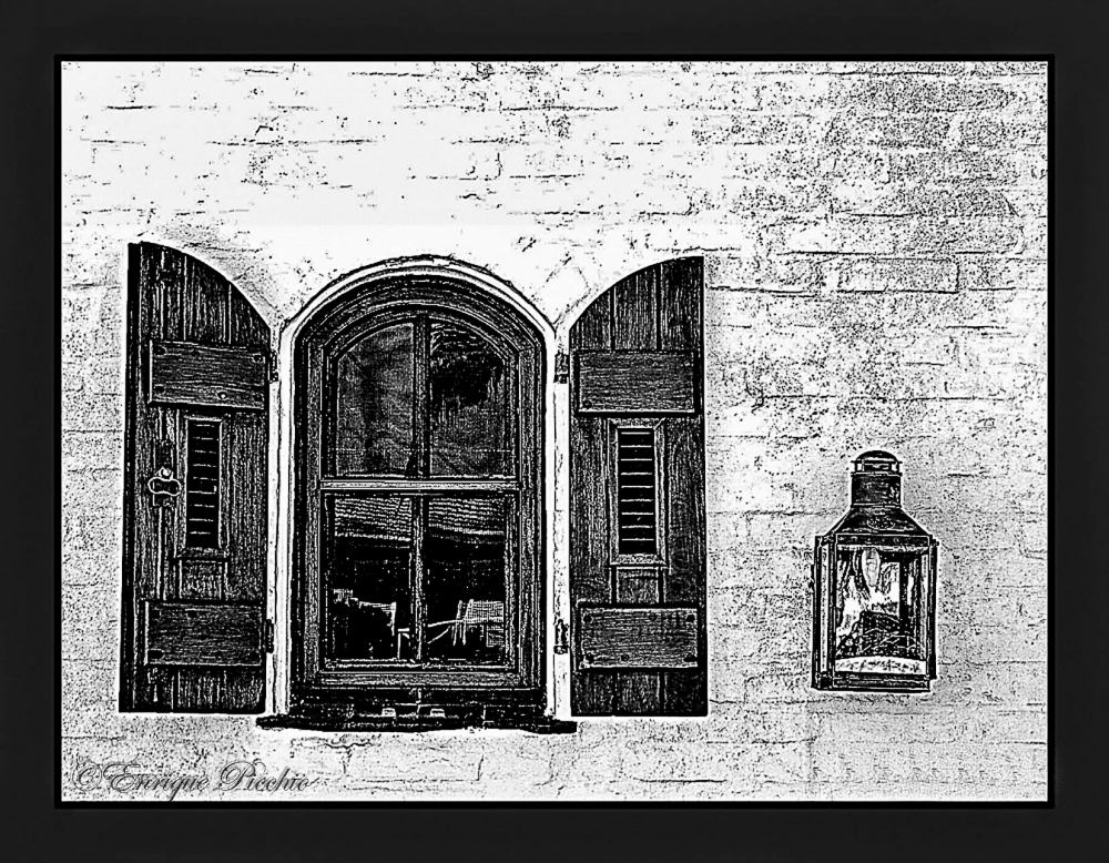 "La ventana y el farol..." de Enrique M. Picchio ( Pem )