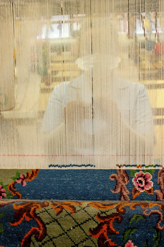 "Tejedora de alfombras" de Mauricio R. Barbiani