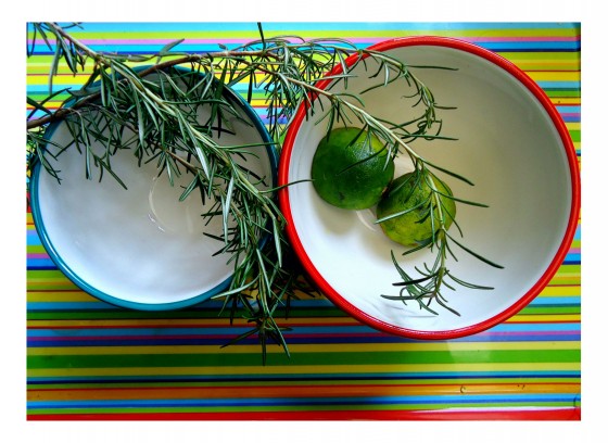 "Bowls tomillo y limones" de Ana Maria Walter