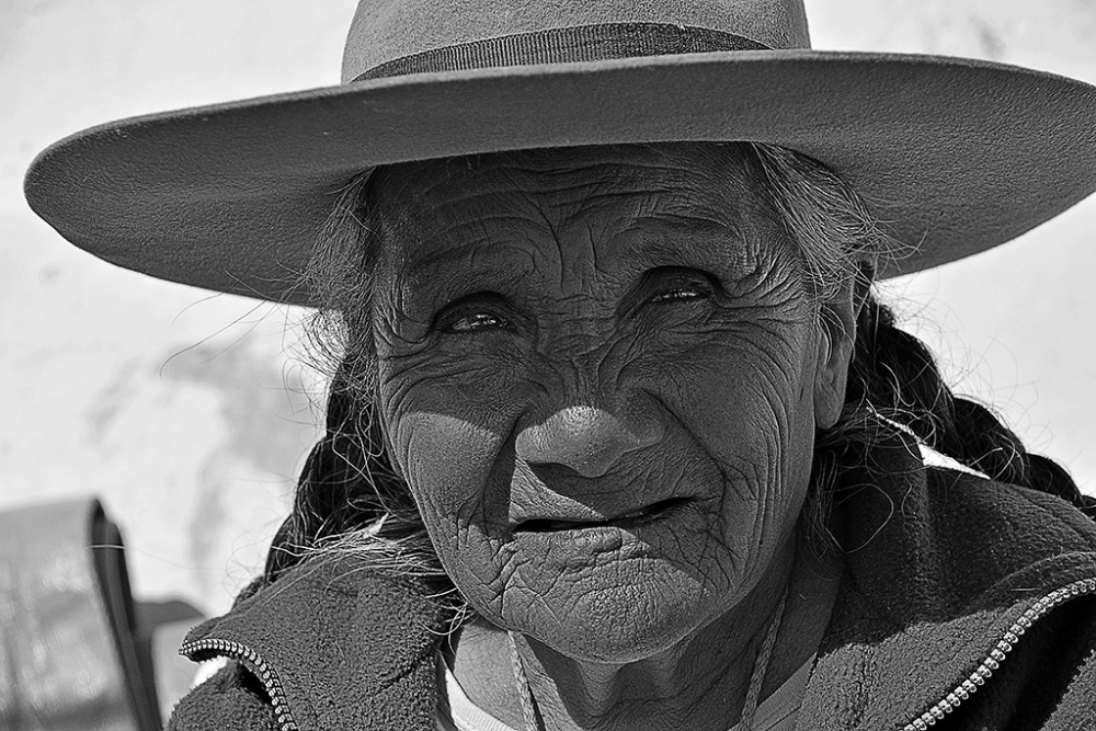 "Anciana de Humahuaca" de Marisa Obrador