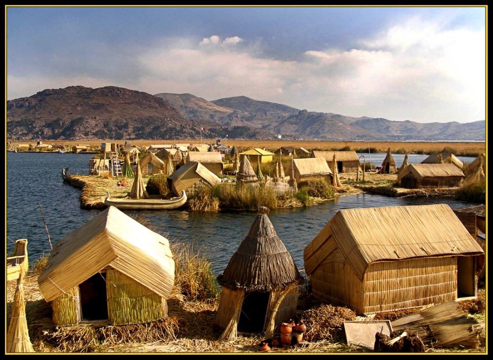 "Islas flotantes de los Uros !! lago Titicaca Peru" de Alberto Matteo