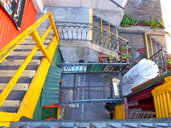 "Escalera en La Boca" de Monika Hupperich