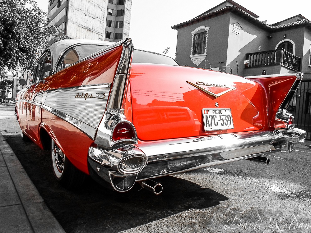 "Red Chevrolet 0366" de David Roldn