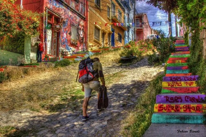 "Valparaiso de colores" de Fabian Biondi