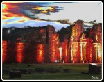 Las Ruinas vista de noche!!!