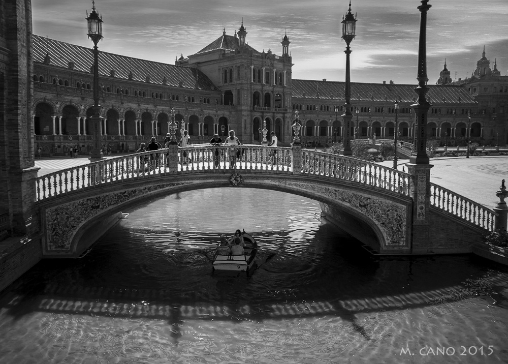 "Plaza Espaa. Sevilla.." de Marcelo Nestor Cano