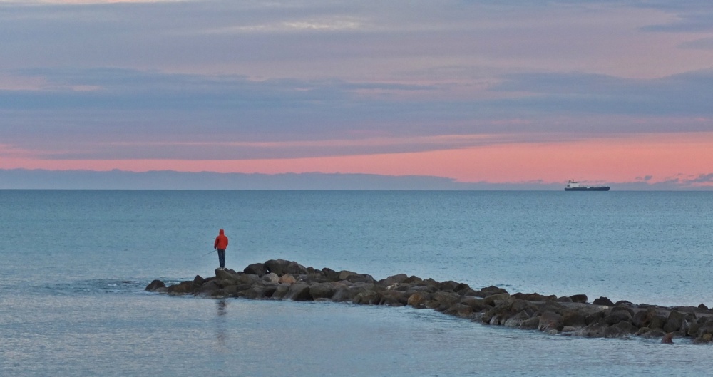 "Pescador distrado" de Ana Arnau