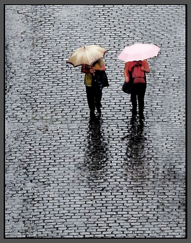 "Compaeras en la lluvia" de Jorge Vicente Molinari