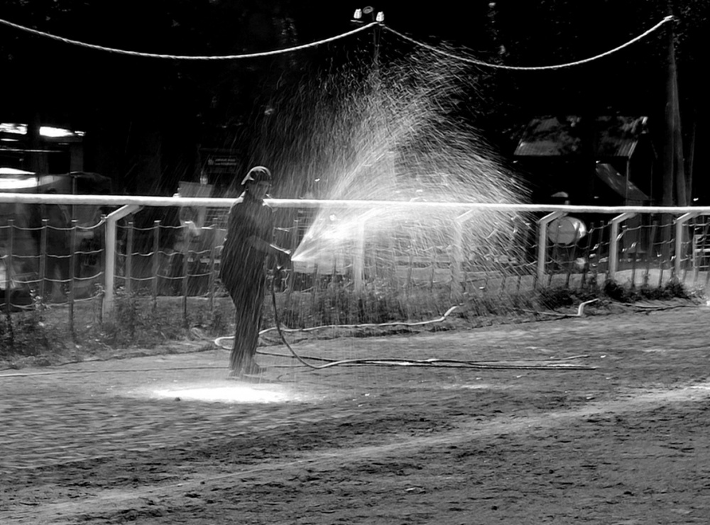 "Preparando la pista" de Carlos Francisco Montalbetti